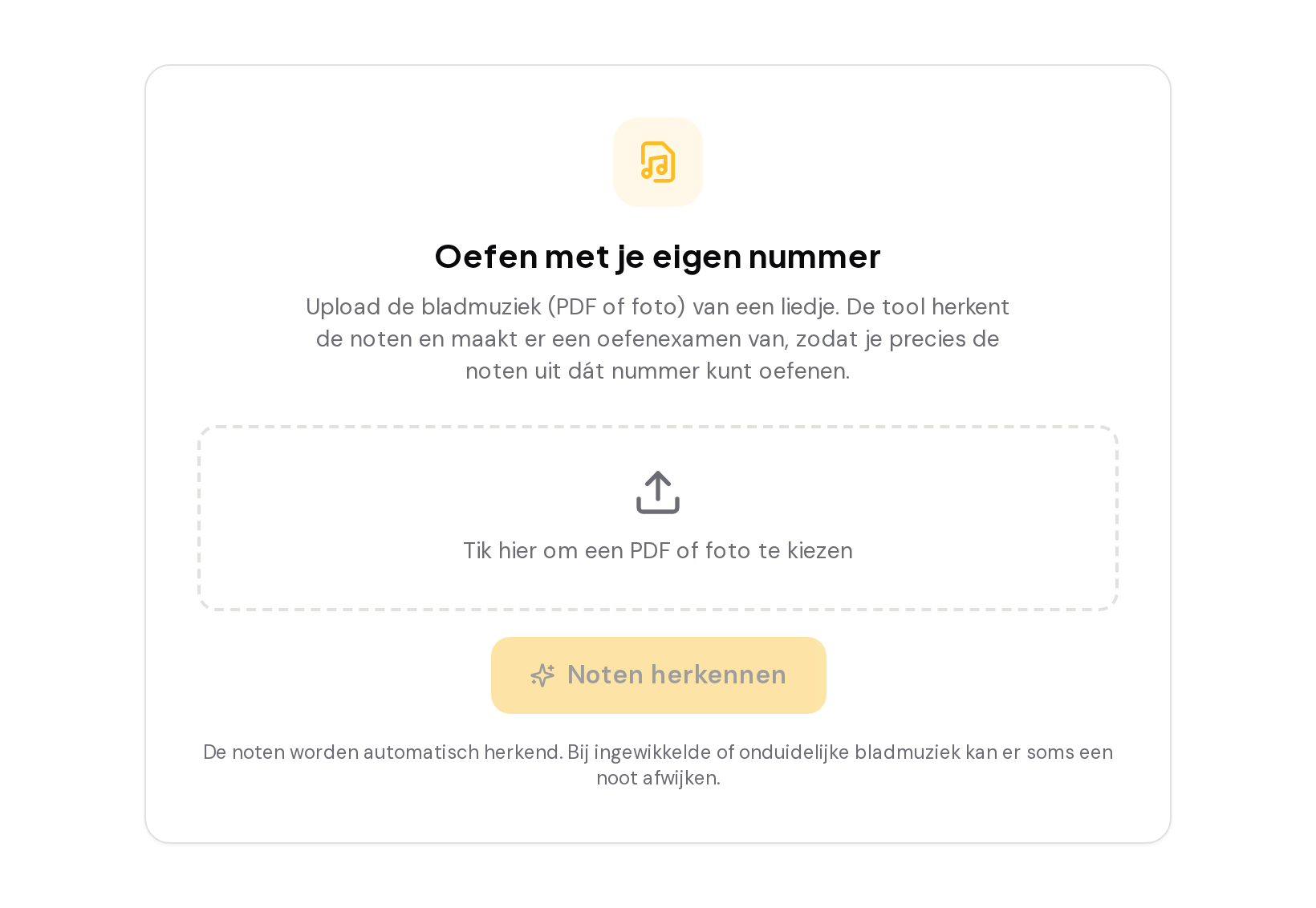 Upload je eigen bladmuziek